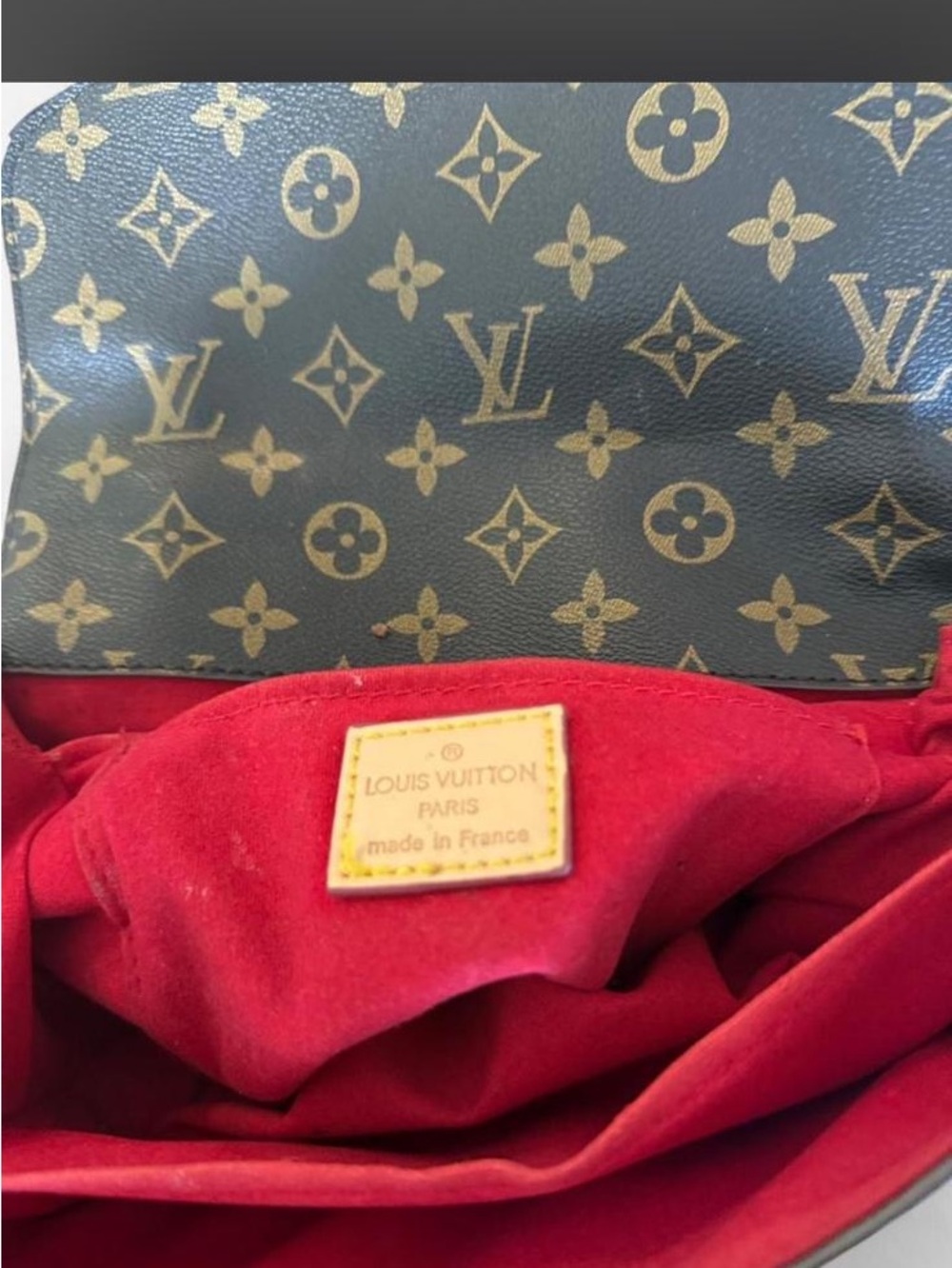 Louis Vuitton Monogram Canvas Crossbody Bag in Dark Brown with Gold Hardware - Picture 5 of 9